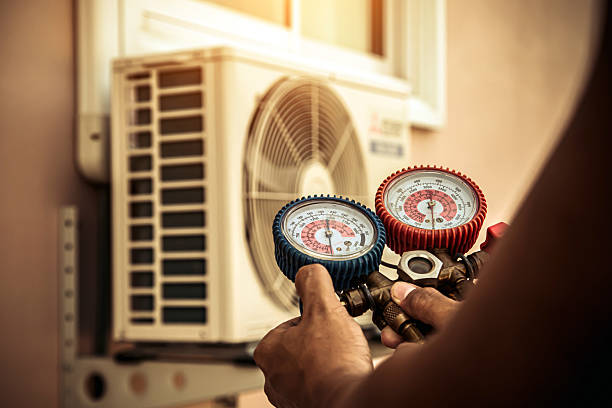 Professional Hvac technician working in Monroe, OR